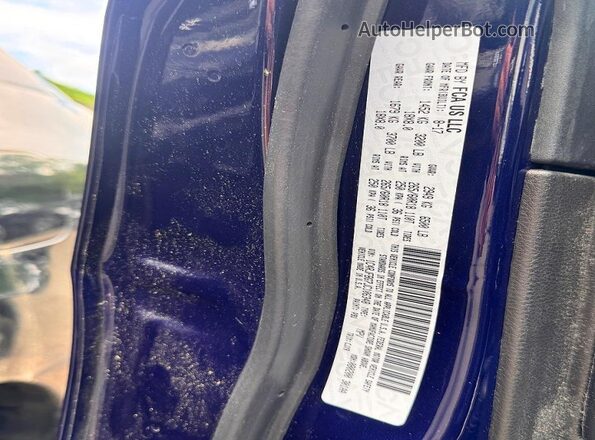 1C4RJFBG7JC106348 2018 JEEP GRAND Blue Vista de los asientos traseros