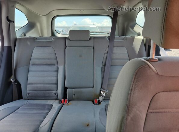 2HKRW5H39JH419356 2018 HONDA CR-V Silver უკანა სალონის ხედი
