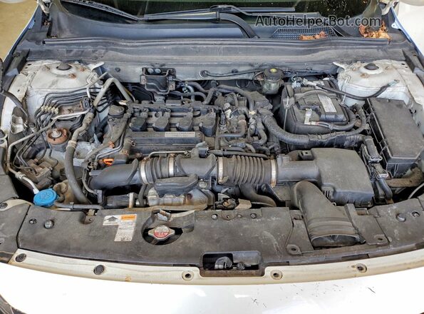 1HGCV1F17KA030535 2019 HONDA ACCORD White Вид підкапотного простору