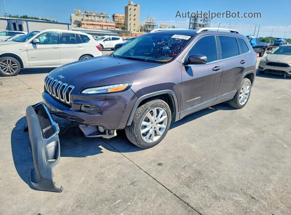 1C4PJLDB7GW200082 2016 JEEP CHEROKEE Gray Tył lewy