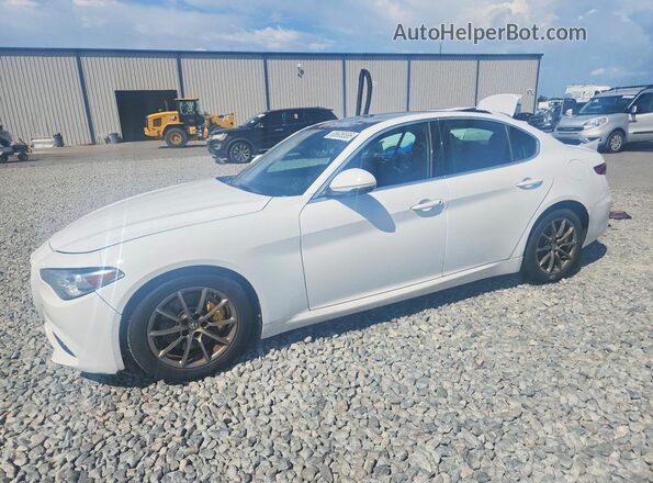 ZARFAEBN2J7590021 2018 ALFA ROMEO GIULIA White Задня ліва чверть