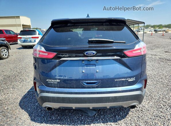 2FMPK4K91KBB10628 2019 FORD EDGE Blue Սալոնի դիմացի տեսք