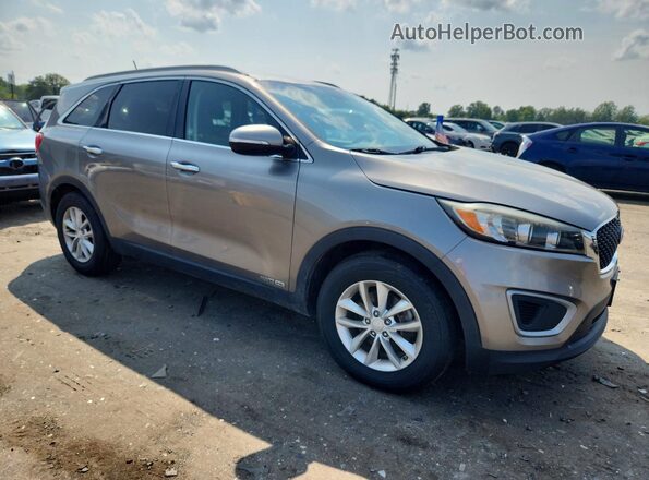 5XYPGDA52HG213131 2017 KIA SORENTO Серый Вид спереди