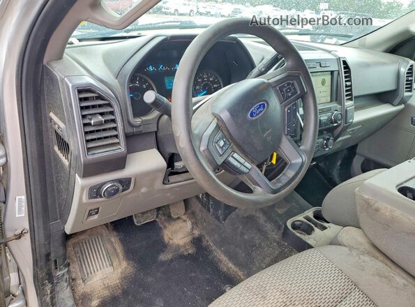1FTEW1E54KFB37554 2019 FORD F150 Silver Вид щитка приладів