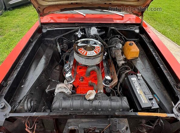BH23E72256868 1967 PLYMOUTH BARRACUDA Оранжевый Вид салона спереди