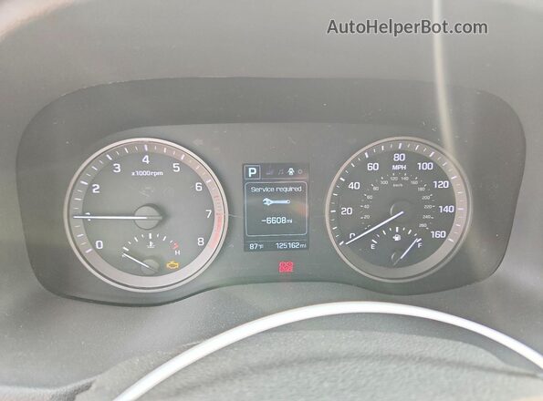 KM8J33A22GU164927 2016 HYUNDAI TUCSON Silver Widok tylnych siedzeń