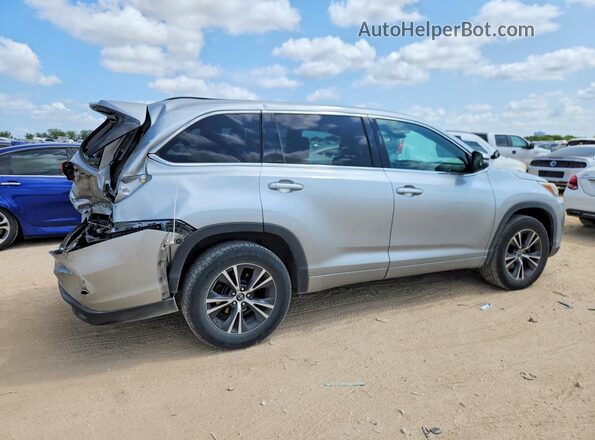 5TDZZRFH4JS254095 2018 TOYOTA HIGHLANDER Silver Առջևի աջ