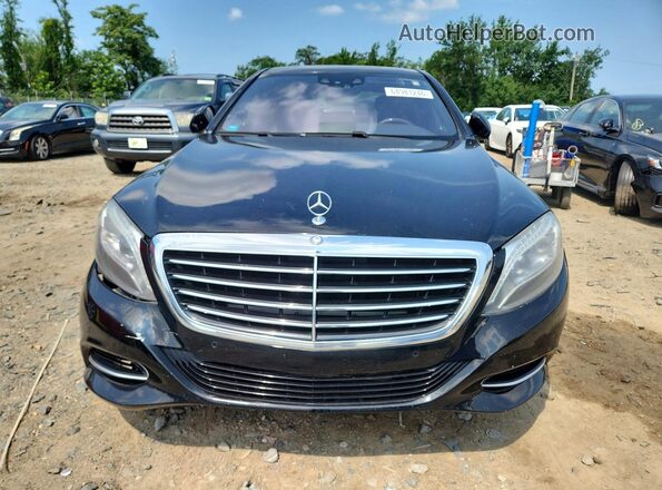 WDDUG8FB0GA232130 2016 MERCEDES-BENZ S Black უკანა ხედი