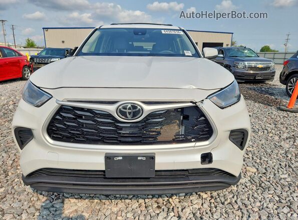 5TDKDRAH9PS019577 2023 TOYOTA HIGHLANDER White Rear view