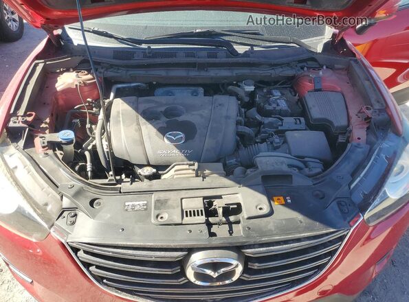 JM3KE2BY2G0716411 2016 MAZDA CX-5 Red Вид наклейки з VIN-кодом