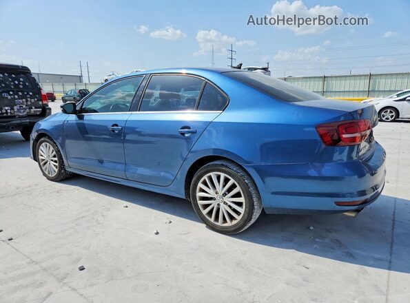 3VWL07AJ4GM393745 2016 VOLKSWAGEN JETTA Blue Задня права чверть