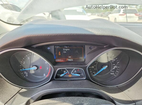 1FADP3FE3JL204220 2018 FORD FOCUS Gray Вид задніх сидінь