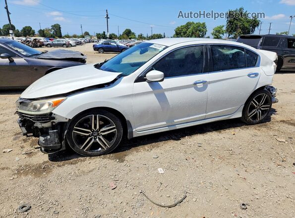 1HGCR2F53GA157822 2016 HONDA ACCORD White Задня ліва чверть