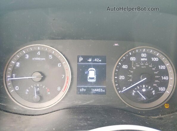 KM8J2CA47KU896659 2019 HYUNDAI TUCSON Серебряный Вид задних сидений