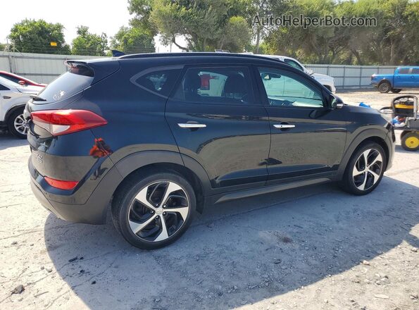KM8J3CA24GU123571 2016 HYUNDAI TUCSON Black წინა მარჯვენა