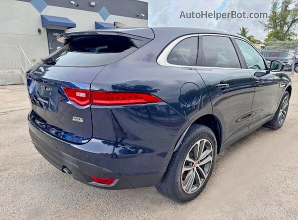SADCJ2FX8LA619250 2020 JAGUAR F-PACE Синий Передняя правая четверть