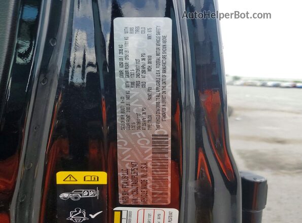 1C6JJTAG0PL575147 2023 JEEP GLADIATOR Black VIN sticker view