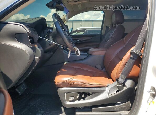 1GYS3CKJ8JR256997 2018 CADILLAC ESCALADE White Vista del salpicadero