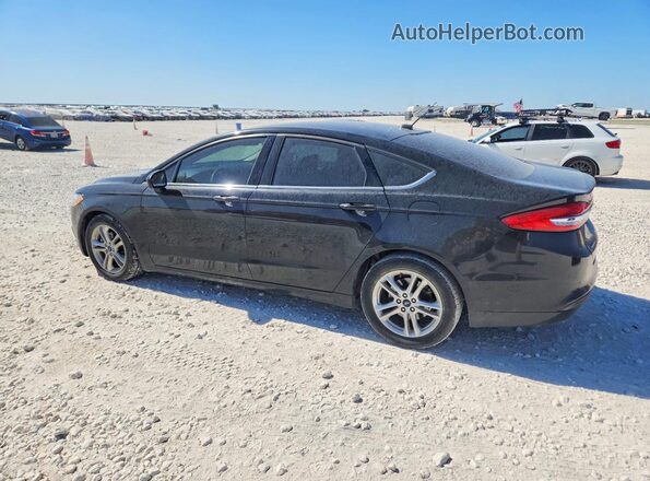3FA6P0HD5JR176482 2018 FORD FUSION Black უკანა მარჯვენა