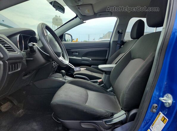 JA4AR3AU0KU018985 2019 MITSUBISHI OUTLANDER Blue წინა პანელის ხედი
