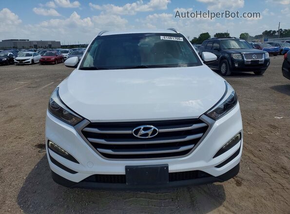 KM8J3CA42JU603486 2018 HYUNDAI TUCSON White Вид ззаду