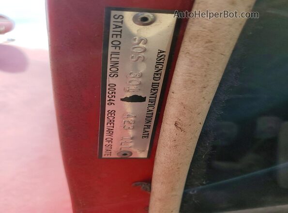 SOS301423ILL 1974 VOLKSWAGEN N/A Red VIN sticker view