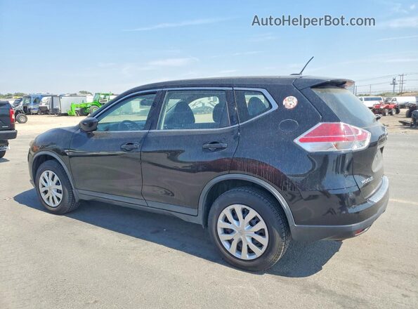 KNMAT2MV3GP627628 2016 NISSAN ROGUE Черный Задняя правая четверть