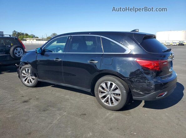 5FRYD4H46GB055780 2016 ACURA MDX Black Задня права чверть