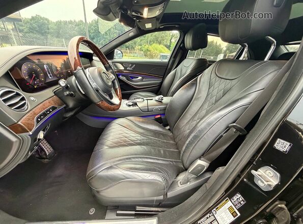 WDDUG8GB9JA419498 2018 MERCEDES-BENZ S Black Vista interior trasera