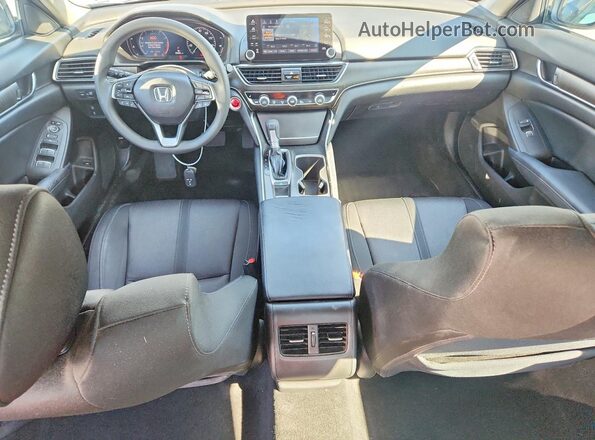 1HGCV1F4XJA076949 2018 HONDA ACCORD Silver Սարքավորումների վահանակի տեսք