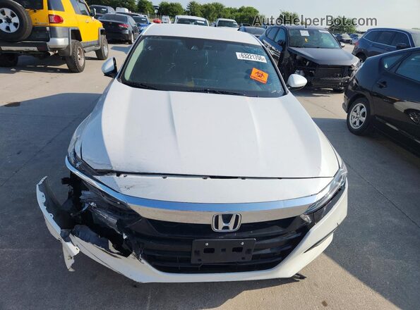 1HGCV1F14LA011376 2020 HONDA ACCORD White Вид ззаду
