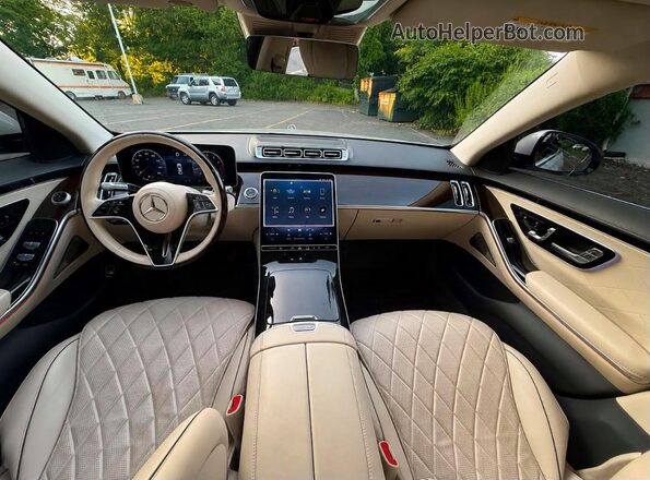 W1K6G7GB6MA045696 2021 MERCEDES-BENZ S Белый Вид подкапотного пространства