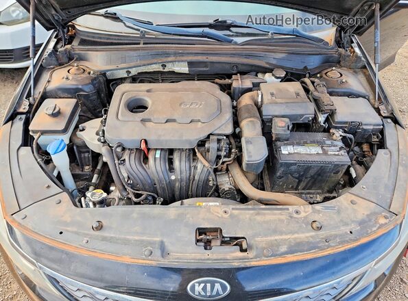 5XXGT4L33LG392462 2020 KIA OPTIMA Black ძრავის განყოფილების ხედი