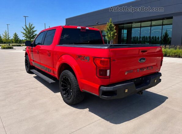 1FTEW1E43KKF31769 2019 FORD F150 Red Delantero derecho