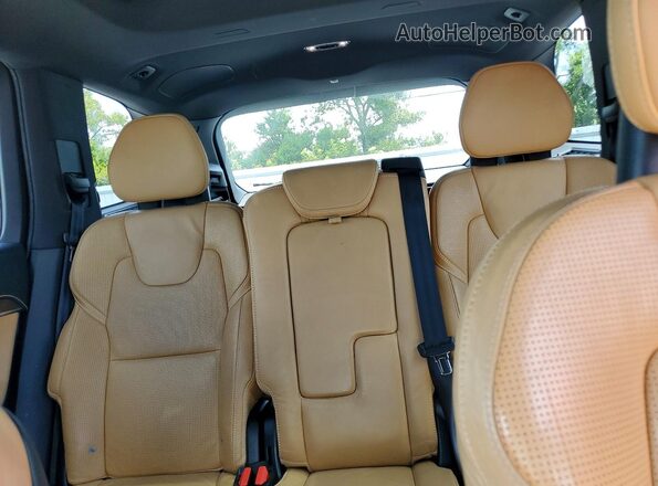 YV4BC0PL4H1114263 2017 VOLVO XC90 Black Вид задньої частини салону