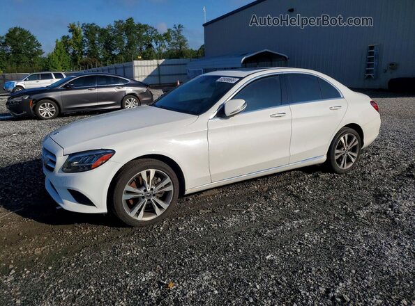 WDDWF8EB3LR543429 2020 MERCEDES-BENZ C White Trasero izquierdo