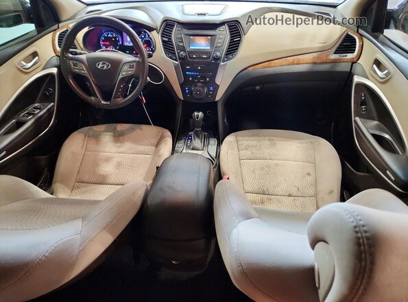5XYZTDLB7GG344223 2016 HYUNDAI SANTA Orange Vista del cuadro de instrumentos