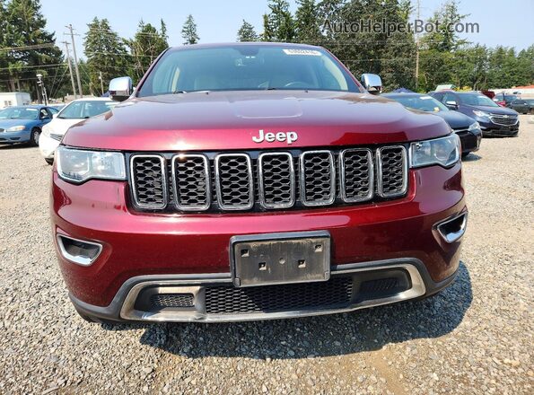 1C4RJFBG9KC665157 2019 JEEP CHEROKEE Maroon უკანა ხედი