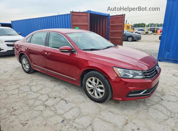 1VWAT7A33GC012050 2016 VOLKSWAGEN PASSAT Maroon Вид спереду