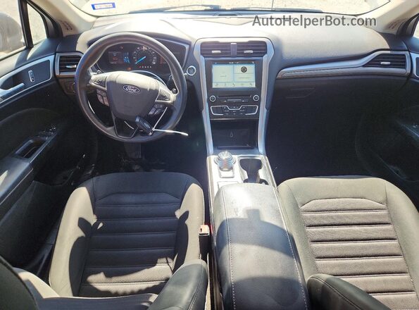3FA6P0HD5JR176482 2018 FORD FUSION Black ხელსაწყოთა პანელის ხედი