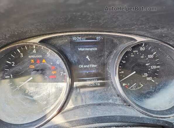 KNMAT2MV2GP643576 2016 NISSAN ROGUE Серый Вид задних сидений