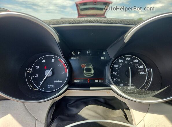 ZARFAEEN3J7575832 2018 ALFA ROMEO GIULIA Gray Widok tylnych siedzeń