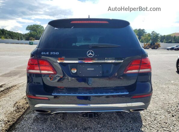 4JGDA5JB4GA681985 2016 MERCEDES-BENZ GLE Черный Вид салона спереди