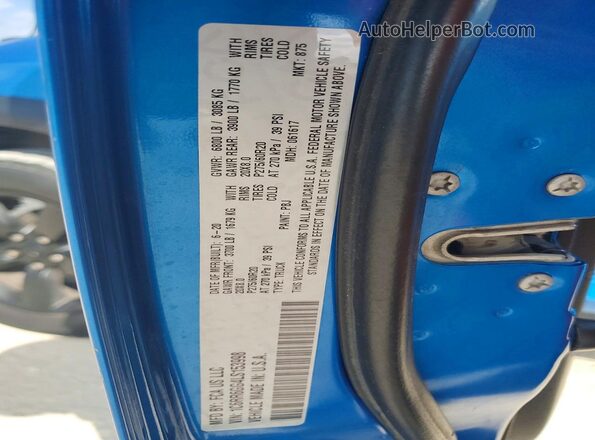 1C6RR6GG4LS153998 2020 RAM 1500 Синий Вид наклейки с VIN-кодом