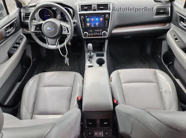 4S4BSANC9K3209178 2019 SUBARU OUTBACK Gray Widok zestawu wskaźników