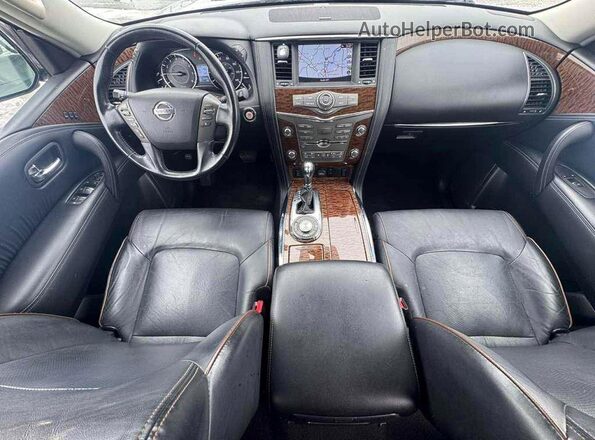 JN8AY2ND0LX017420 2020 NISSAN ARMADA Black Vista del cuadro de instrumentos