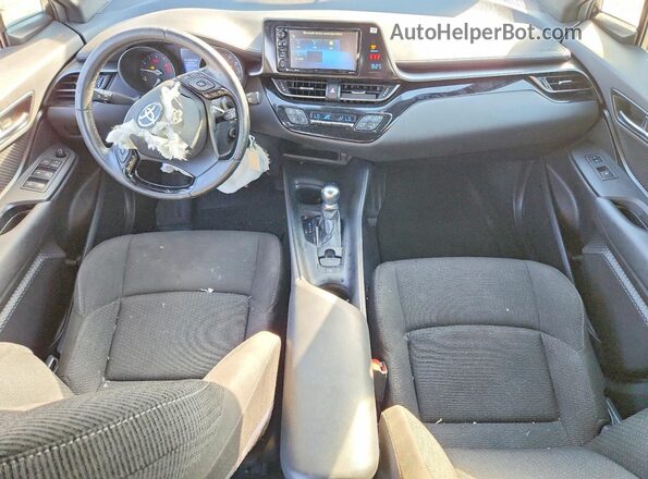 JTNKHMBX4J1003638 2018 TOYOTA C-HR Black ხელსაწყოთა პანელის ხედი