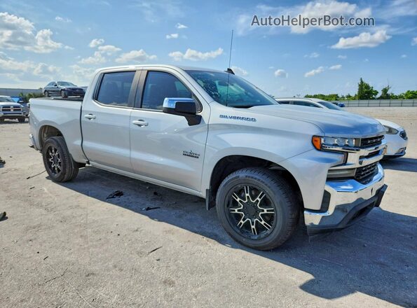 1GCPWCEK6KZ389394 2019 CHEVROLET SILVERADO Silver Front view