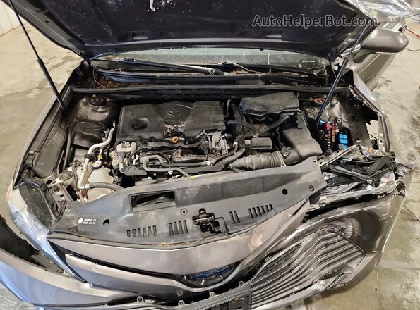 4T1B21HK1KU513862 2019 TOYOTA CAMRY Gray Вид підкапотного простору