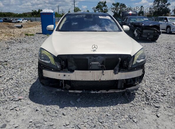 WDDUG6GB8JA361694 2018 MERCEDES-BENZ S White Вид ззаду